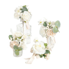 4er-Pack zarte künstliche Blumensträuße für-1