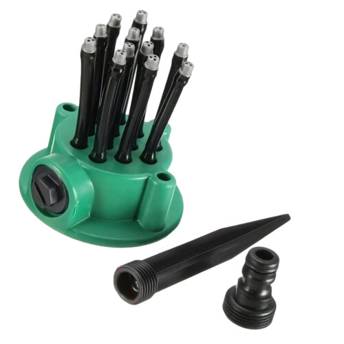 360 Grad drehbarer Gartensprinkler mit einstellbarem