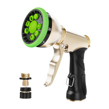Garden Nozzle High Pressure Water Hose Nozzle Spray-Green