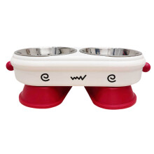 Elevated Pet Bowl Stainless Steel Food Cats Dog Feeding Bowl-C