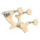 Bird Cage Toy Combines Stand Chew Function Resting-with rope 1