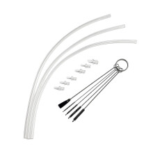 Milk Frother Tube And Connector Set With Brush For Home-HP3
