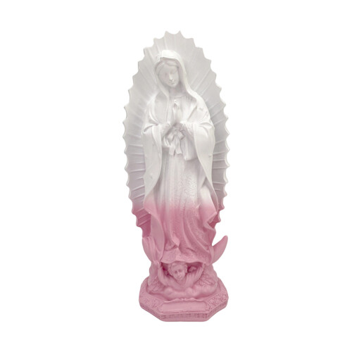 Klassische Guadalupe-Mutterfiguren mit religiöser-rosa weiß