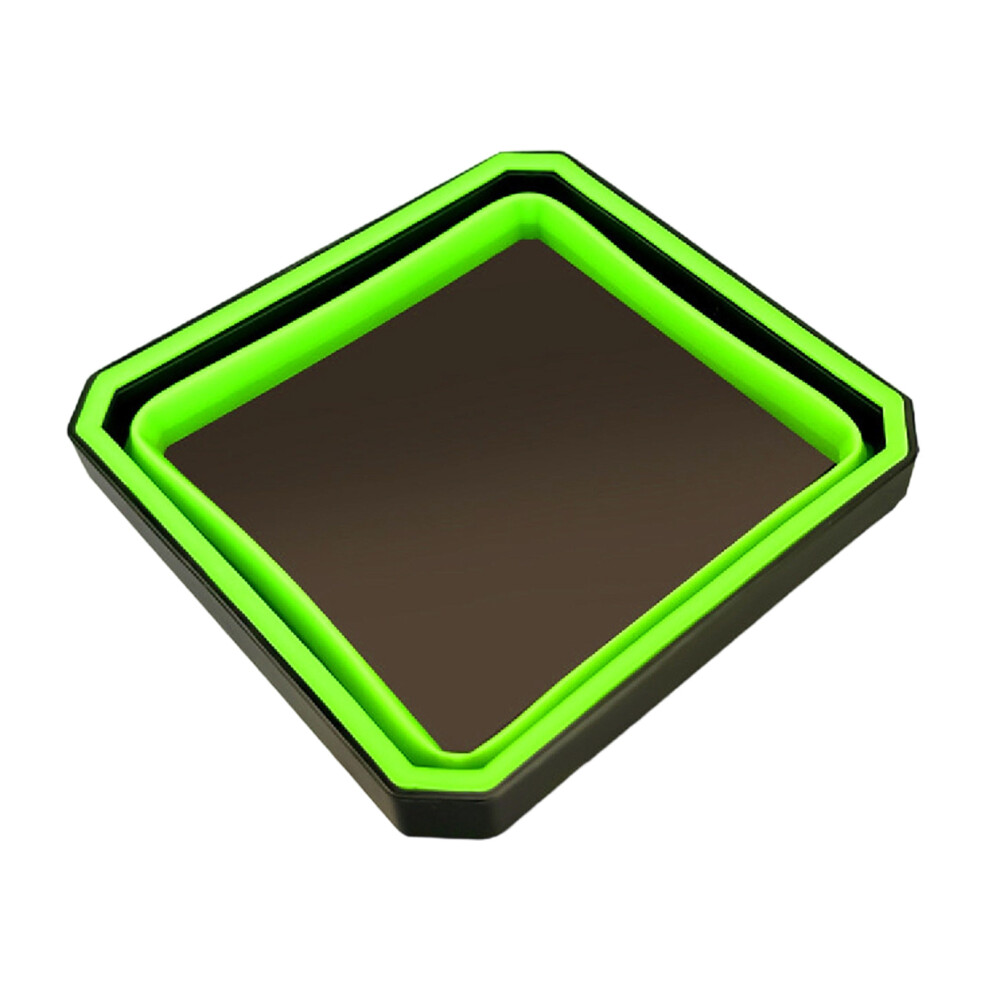 Portable Magnetic Work Tray Dish For Car Repair And Diy- 1 Green 7754001784157