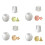 Rabbit Eggs Shape Silicone Molds Resin Jar Mould With Lid For-B 2