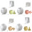 Rabbit Eggs Shape Silicone Molds Resin Jar Mould With Lid For-B 4