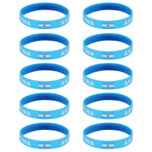 Pack Of 10pcs Vibrant Football Fan Wristbands Ideal-Argentina