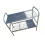 Space Saving Kitchen Rack Customizable Double Layer Shelf-Gray 1