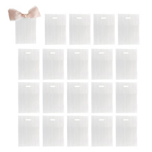 20 Count Blank Cards With Soft Ribbon Tie Ideal For-Pink