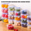 Clear Plastic Food Container With Secure Lids-extra large 3