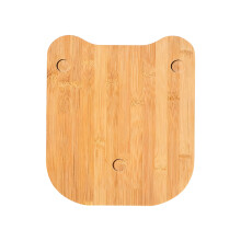 Bamboo Base With Casters For Coffee Maker And Food Processor