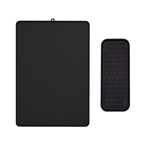 Kitchen Counter Protectors Mat For Coffee Machine-black suit