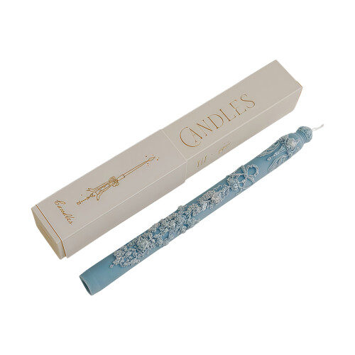 Taper Candle Sticks Embossed Candle Sticks Scented Decorative-C