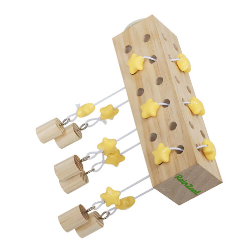 Parrots Perches Wood Stand Tabletops Training Bird-rectangle 1