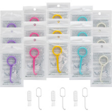 Clear Aligner Removal Tool Kit for Braces and Invisible Retainers, Easy Pull 15 MultiColor Pack