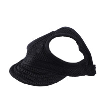 Verstellbare Hundemütze, Sonnenschutz-Baseballmütze-Schwarz XL