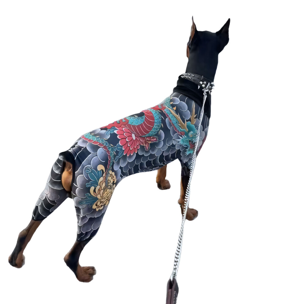 Playfulness Tattooed Pet Shirt Soft Cloth Costume Lovely-8XL