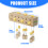 Parrots Perches Wood Stand Tabletops Training Bird-rectangle 5