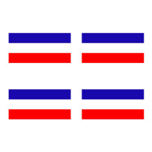 Set Of 4 Piece Breathable Sports Event Team Flag-Netherlands