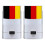 Set mit 2 Bildern von National-Deutschland 1