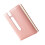 Carnet de notes à couverture rigide en PU, 130 feuilles,-Rose 1