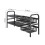 Extendable Kitchen Storage Rack Featuring 2 Levels 3-Gray 4