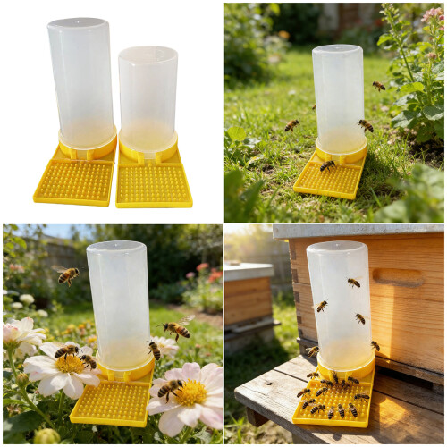 Lightweight Bees Water Feeder With Leak Resistant Base Easy-S 2