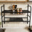 Flexible Kitchen Storage Rack 2 Level 4 Shelves 4 Baskets-Gray 6