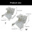Elaborate Plastic Western Dragon Statue For Underwater-White S 4