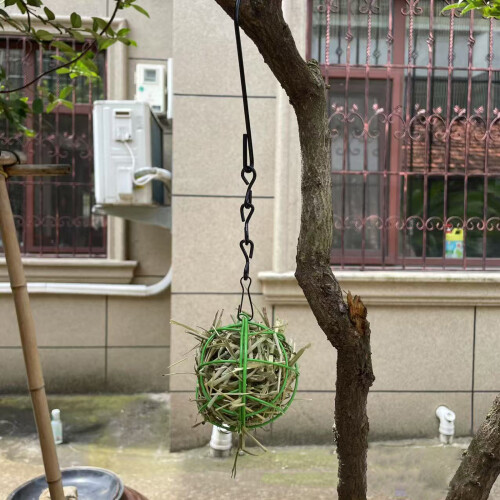 Mangeoires à oiseaux suspendues en fer forgé,-Noir 1 2