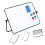 Multi Functional Desktop Whiteboard With Magnetic Back And 1