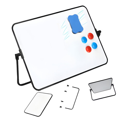 Multi Functional Desktop Whiteboard With Magnetic Back And