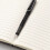 Hardcover PU Notebook 130 Sheets Elastic Pen Slots for-Pink 3