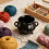 Multipurpose Knitting Bowl with Holes Round Plastic Yarn 6