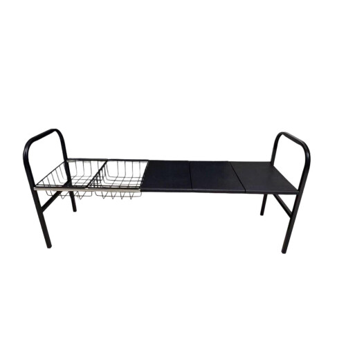 Functional Kitchen Storage Shelf Offering 3 Shelves 2-White 1