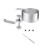 Multipurpose Aluminum Headset Stand With Cup Holder for-silver 1