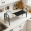 Efficient Kitchen Rack Extendable 3 Boards 2 Baskets Solid-Gray 3
