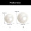 10 Stück elegante künstliche Perlen-Dekore, flexibles-2 4