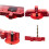 Blocs de configuration d'accessoires de routeur, ensemble de 5