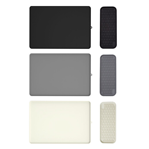 Fast Dry Silicone Mat For Coffee Maker And Plate-Off white suit 1