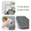 Kitchen Counter Protectors Mat For Coffee Machine-black suit 6