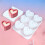Creative Silicone Mould Heart Shape for Baking Chocolate Candle 5