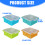 Convenient Leak Proof Silicone Ice Cubes Tray-light blue 4