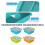 Flexible Silicone Ice Cubes Maker With Cover Great For-Green 6