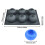 Moules à gâteaux en Silicone à 6 cavités, en forme de myrtille, 3