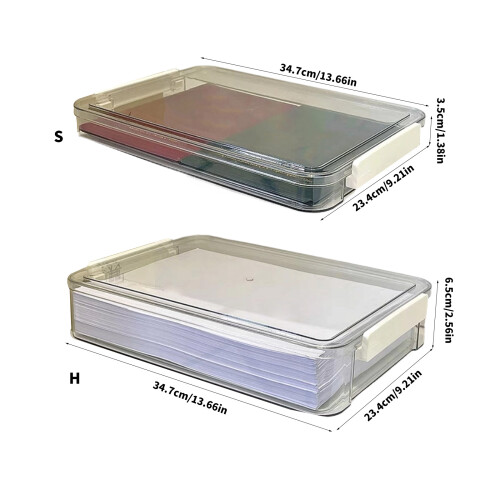 Sturdy Plastic File Holder With Secure Closure For-Short 2