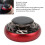Car Solar Rotating Air Freshener Aromatherapy Diffuser Red 80mm 9