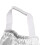 Waterproof Pet Shower Hat for Dogs, Adjustable, Breathable Polyester, Silver M 2
