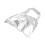 Waterproof Pet Shower Hat for Dogs, Adjustable, Breathable Polyester, Silver M 3