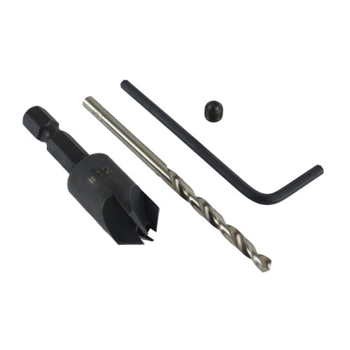 Hexagonal Shank Woodworking Countersunk Drill Bit 2 in 1-set 2